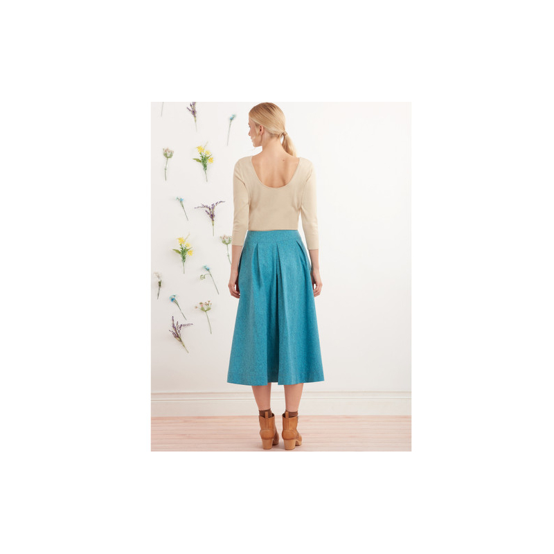Patron Simplicity 9377.U5 - Jupes évasées pour femme en deux longueurs