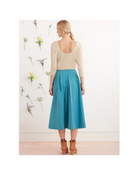 Patron Simplicity 9377.U5 - Jupes évasées pour femme en deux longueurs
