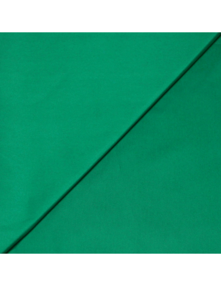 Satin coton & élasthanne - Vert