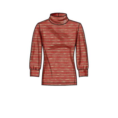 Patron Simplicity 9385.H5 - Hauts en tricot pour femme avec variations de longueur et de manches 2