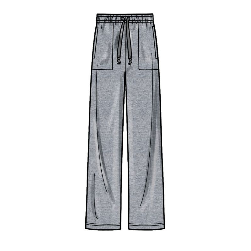 Patron Simplicity 9394.A - Sweats à capuche, pantalons et hauts en tricot surdimensionnés pour garçons et filles