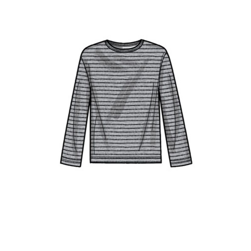 Patron Simplicity 9394.A - Sweats à capuche, pantalons et hauts en tricot surdimensionnés pour garçons et filles