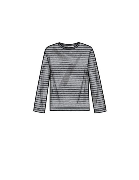 Patron Simplicity 9394.A - Sweats à capuche, pantalons et hauts en tricot surdimensionnés pour garçons et filles