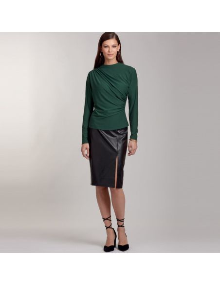 Patron Simplicity 9451.H5 - Hauts en tricot pour femme