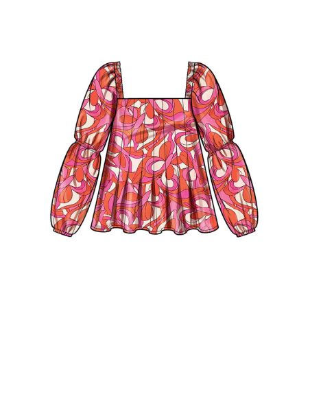 Patron Simplicity 9452.U5 - Hauts pour femme