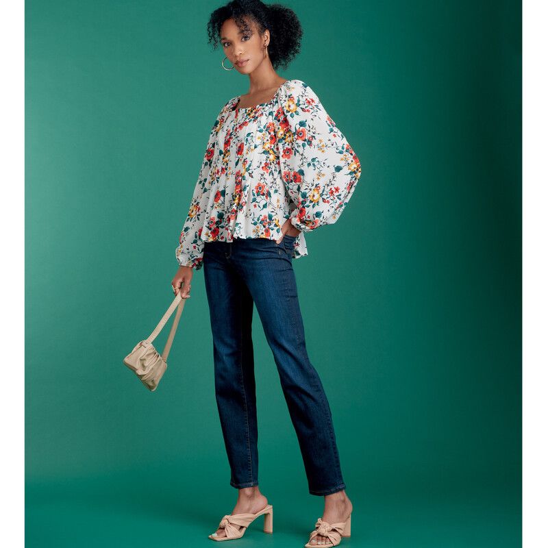 Patron Simplicity 9452.H5 - Hauts pour femme