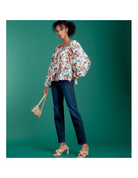 Patron Simplicity 9452.H5 - Hauts pour femme