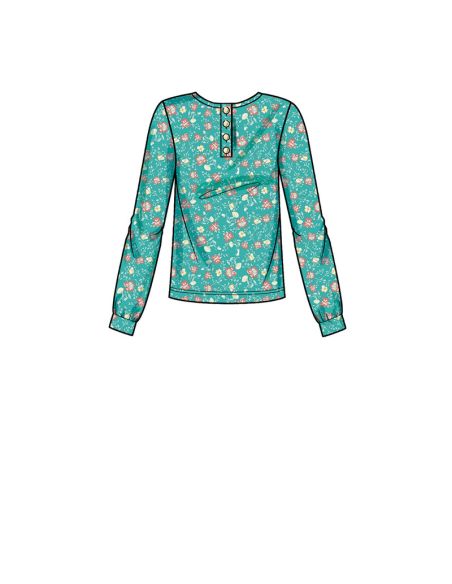 Patron Simplicity 9455.A - Pantalon et haut en tricot pour femme, homme et enfant