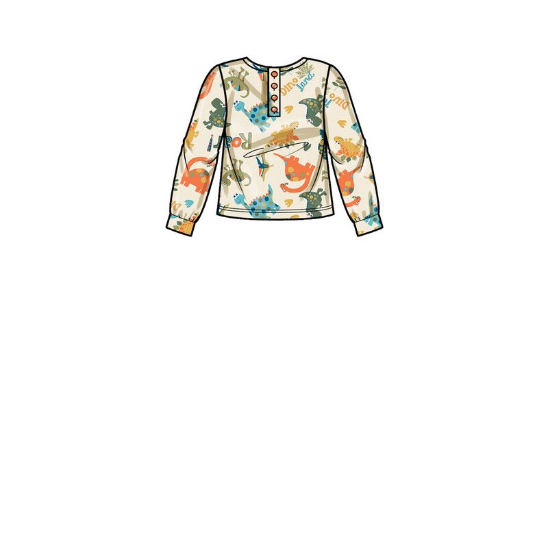 Patron Simplicity 9455.A - Pantalon et haut en tricot pour femme, homme et enfant