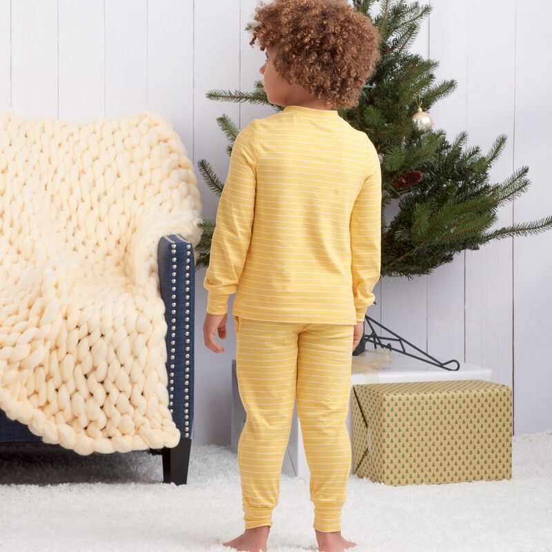 Patron Simplicity 9455.A - Pantalon et haut en tricot pour femme, homme et enfant