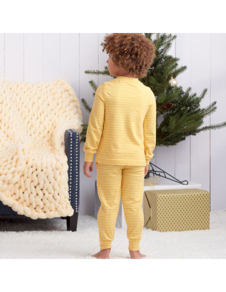 Patron Simplicity 9455.A - Pantalon et haut en tricot pour femme, homme et enfant