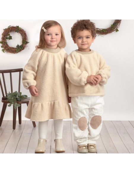 Patron Simplicity 9460.A - Robe, haut et pantalon pour tout-petits et enfants