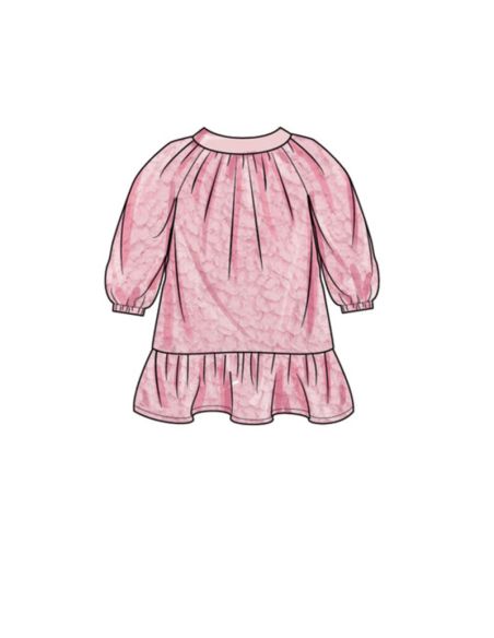 Patron Simplicity 9460.A - Robe, haut et pantalon pour tout-petits et enfants