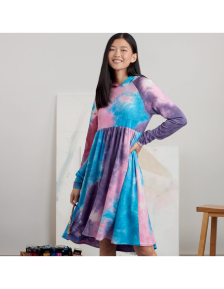 Patron Simplicity 9380.A - Robes sweat pour femme