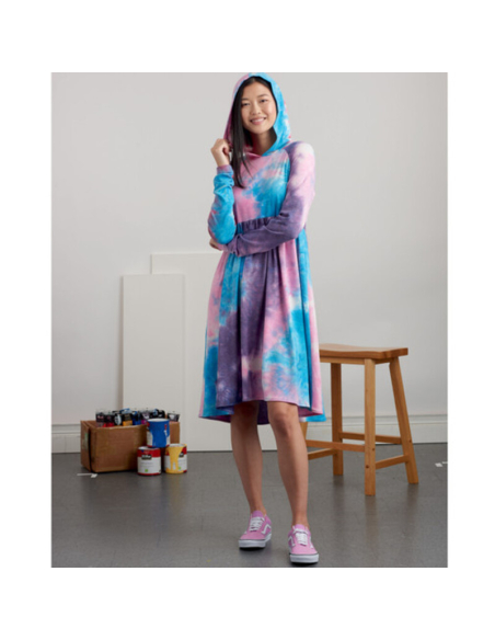 Patron Simplicity 9380.A - Robes sweat pour femme