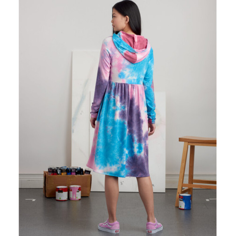 Patron Simplicity 9380.A - Robes sweat pour femme