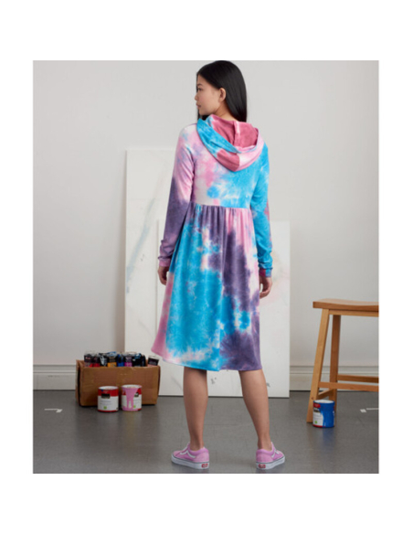 Patron Simplicity 9380.A - Robes sweat pour femme