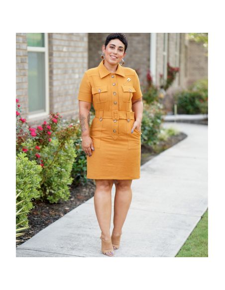 Patron Simplicity S9463.H5 - Robe-chemisier avec ceinture pour jeunes filles