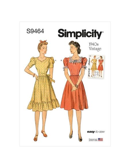 Patron Simplicity S9464.H5 - Robe pour jeunes filles