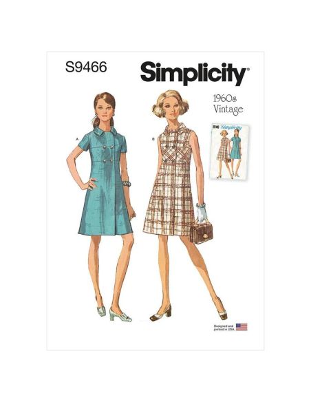 Patron Simplicity S9466.U5 - Robe pour jeunes filles