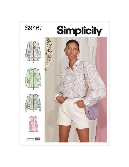 Patron Simplicity S9467.R5 - Hauts pour jeunes filles