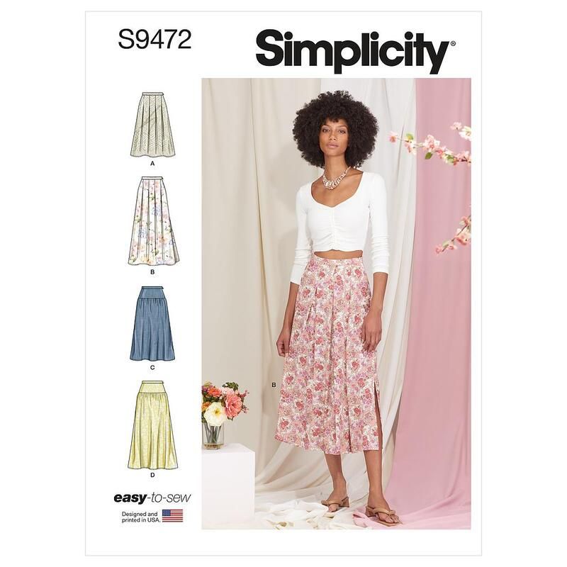 Patron Simplicity S9472.H5 - Jupes pour jeunes filles