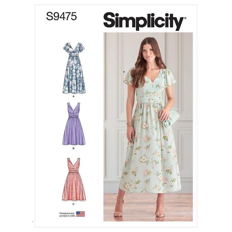 Patron Simplicity S9475.H5 - Robe pour jeunes filles