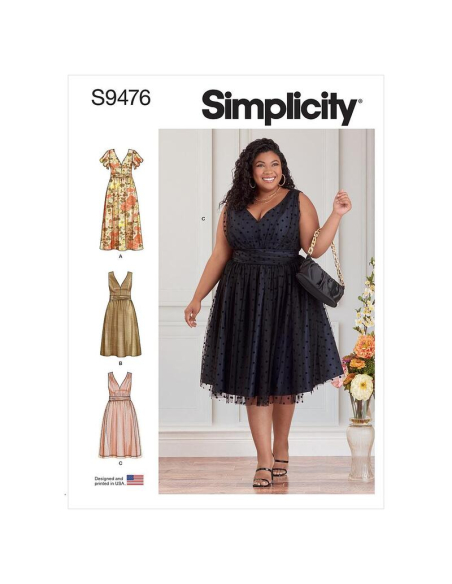 Patron Simplicity S9476.FF - Robe pour femmes
