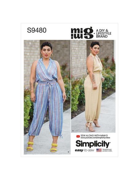 Patron Simplicity S9480.U5 - Combinaison pour jeunes filles