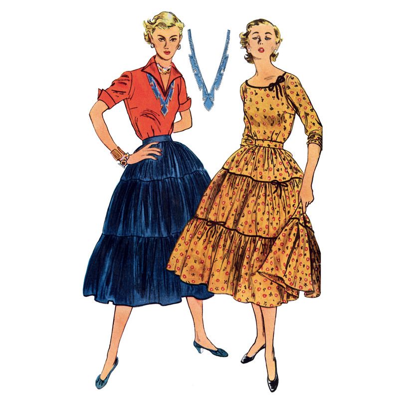 Patron Simplicity S9537.R5 - Chemisier et Jupe pour jeunes filles