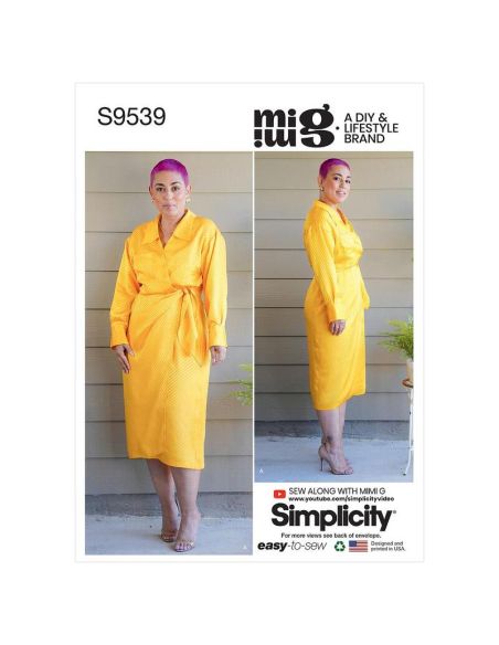 Patron Simplicity S9539.R5 - Robe pour jeunes filles