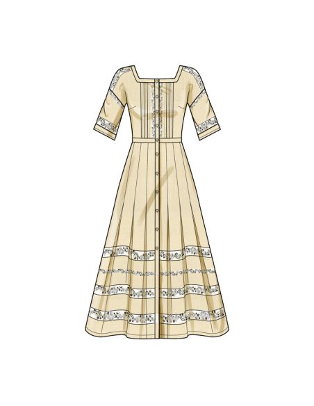 Patron Simplicity S9542.A - Robes pour jeunes filles