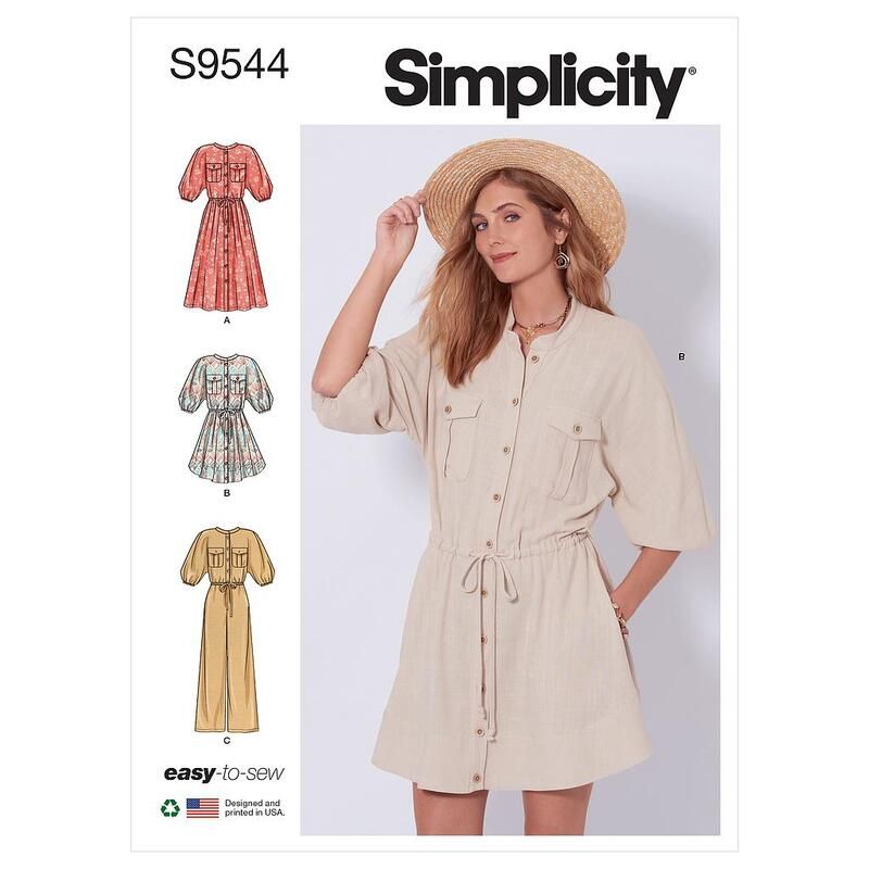 Patron Simplicity S9544.U5 - Robe, pull et jupes pour femme