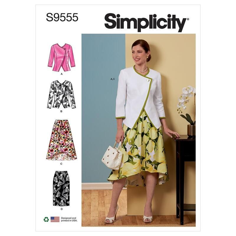 Patron Simplicity S9555.H5 - Veste et Jupes pour jeunes filles