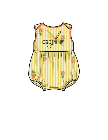 Patron Simplicity S9557.A - Barboteuse pour bébés