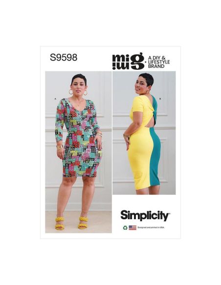 Patron Simplicity S9598.U5 - Robes en tricot pour jeunes filles par Mimi G