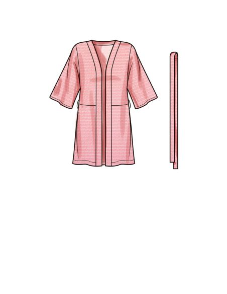 Patron Simplicity S9602.H5 - Caftans et Vestes enveloppantes pour jeunes filles