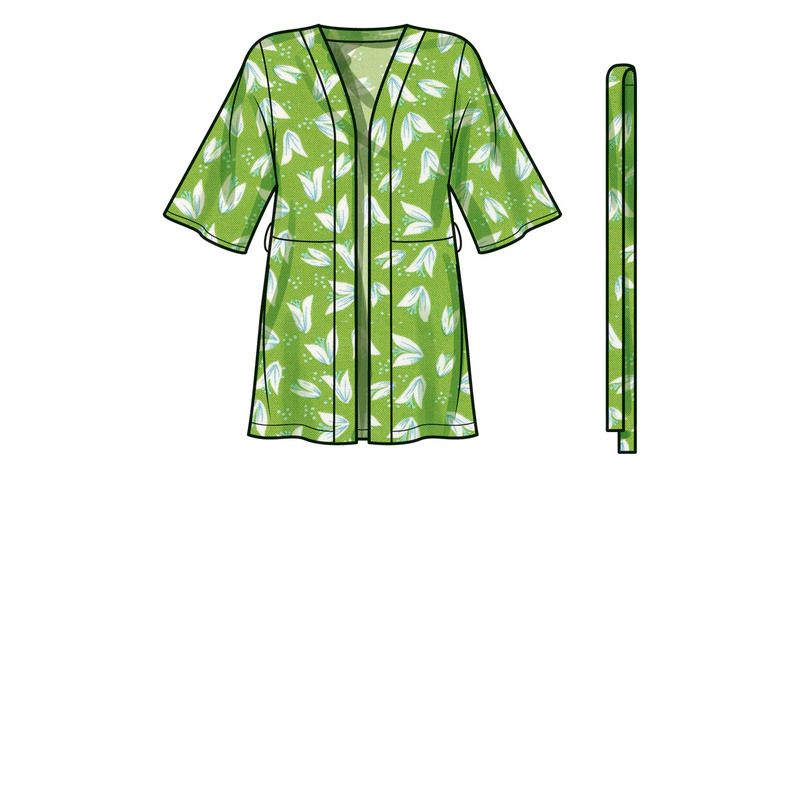 Patron Simplicity S9603.FF - Caftans et Vestes enveloppantes pour dames