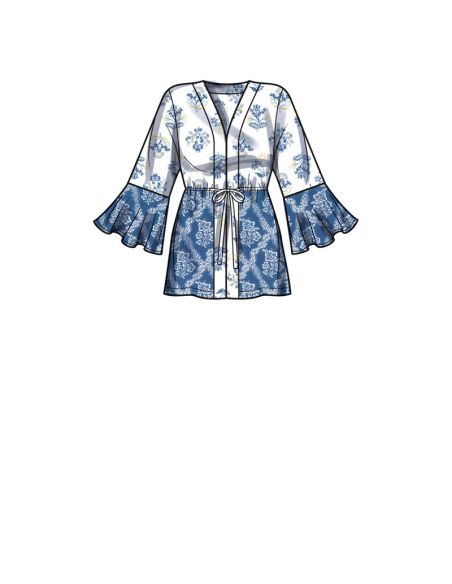 Patron Simplicity S9603.FF - Caftans et Vestes enveloppantes pour dames