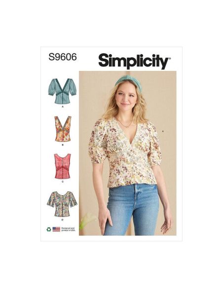 Patron Simplicity S9606.U5 - Chemisier pour jeunes filles