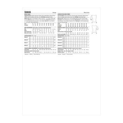 Patron Simplicity S9606.U5 - Chemisier pour jeunes filles 2