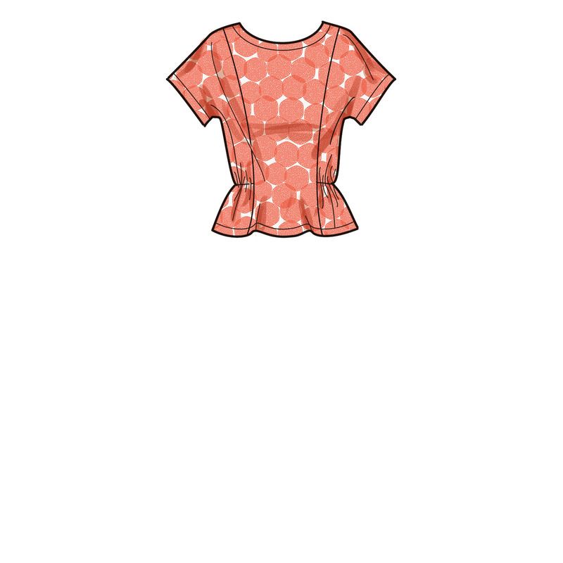 Patron Simplicity S9612.R5 - Hauts, Pantalons et Shorts pour jeunes filles