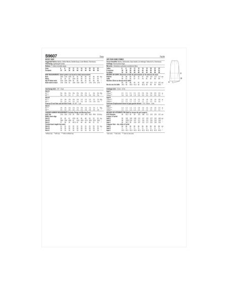 Patron Simplicity S9612.R5 - Hauts, Pantalons et Shorts pour jeunes filles