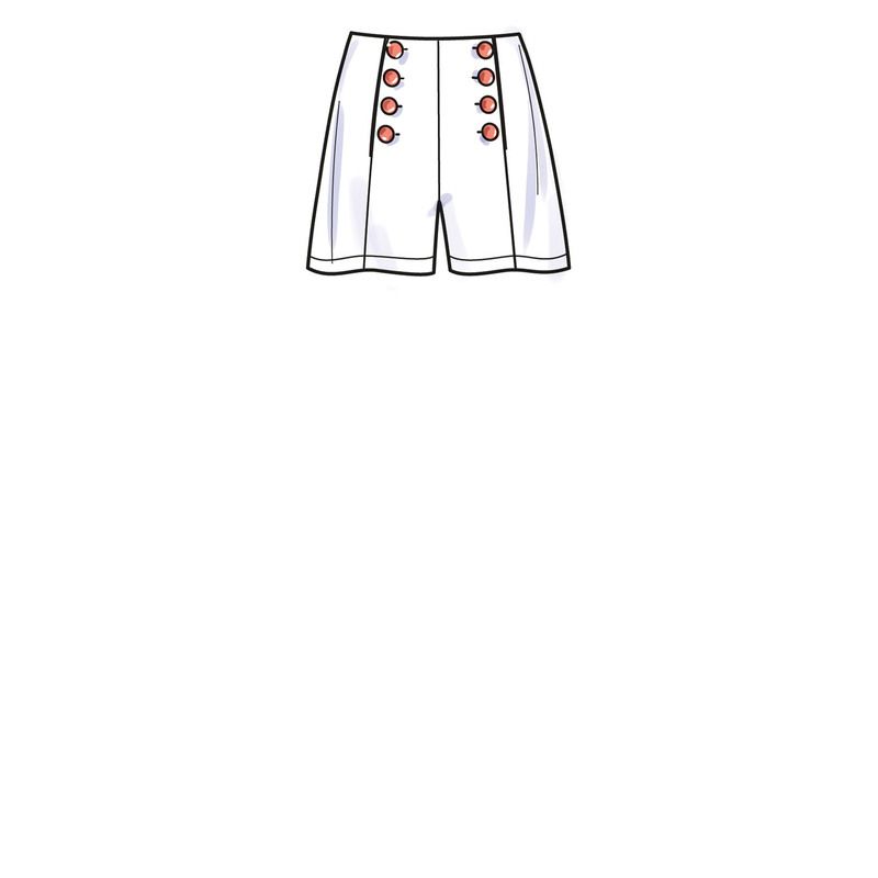 Patron Simplicity S9612.H5 - Hauts, Pantalons et Shorts pour jeunes filles