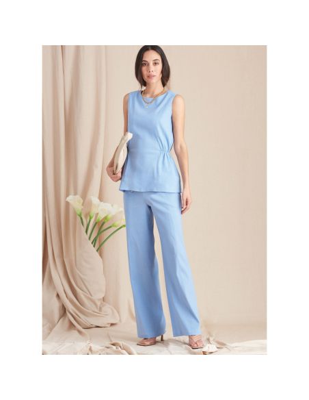 Patron Simplicity S9612.H5 - Hauts, Pantalons et Shorts pour jeunes filles