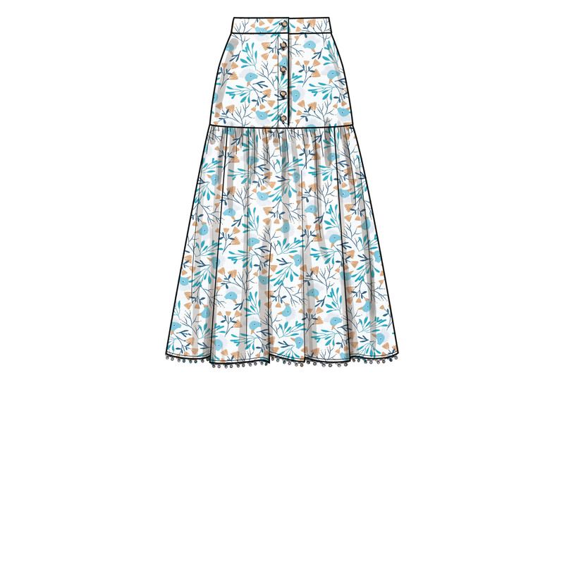 Patron Simplicity S9613.R5 - Hauts et Jupes pour jeunes filles