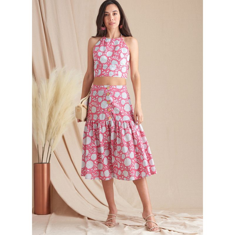 Patron Simplicity S9613.R5 - Hauts et Jupes pour jeunes filles