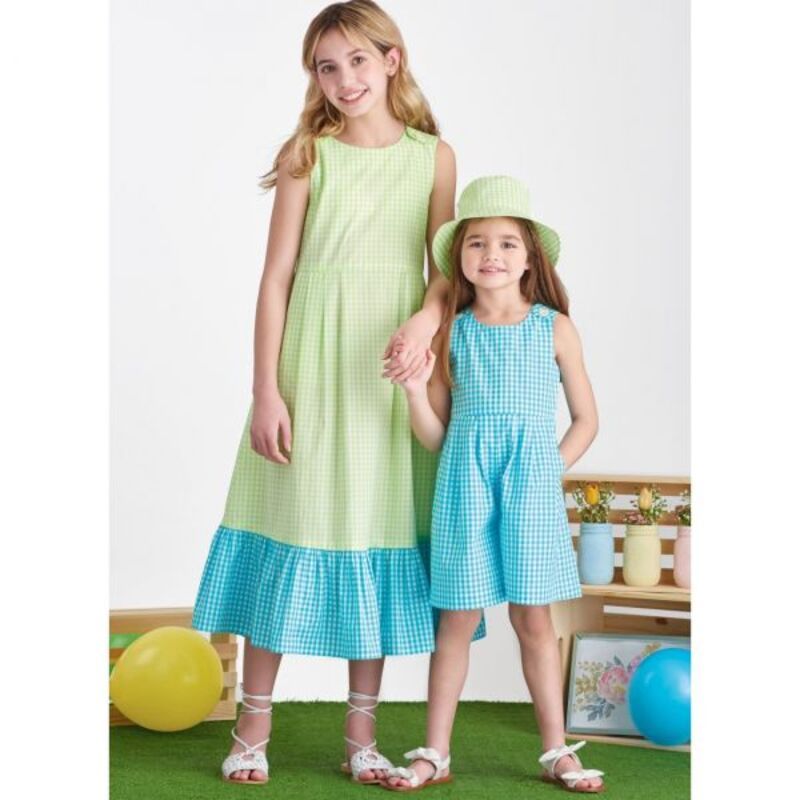 Patron Simplicity S9617.K5 - Combinaison, Barboteuse et Robe pour enfants et filles