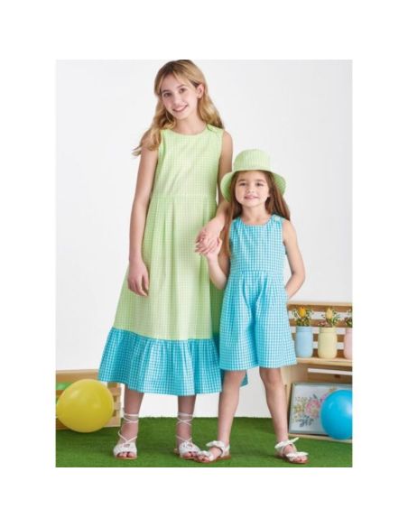 Patron Simplicity S9617.K5 - Combinaison, Barboteuse et Robe pour enfants et filles