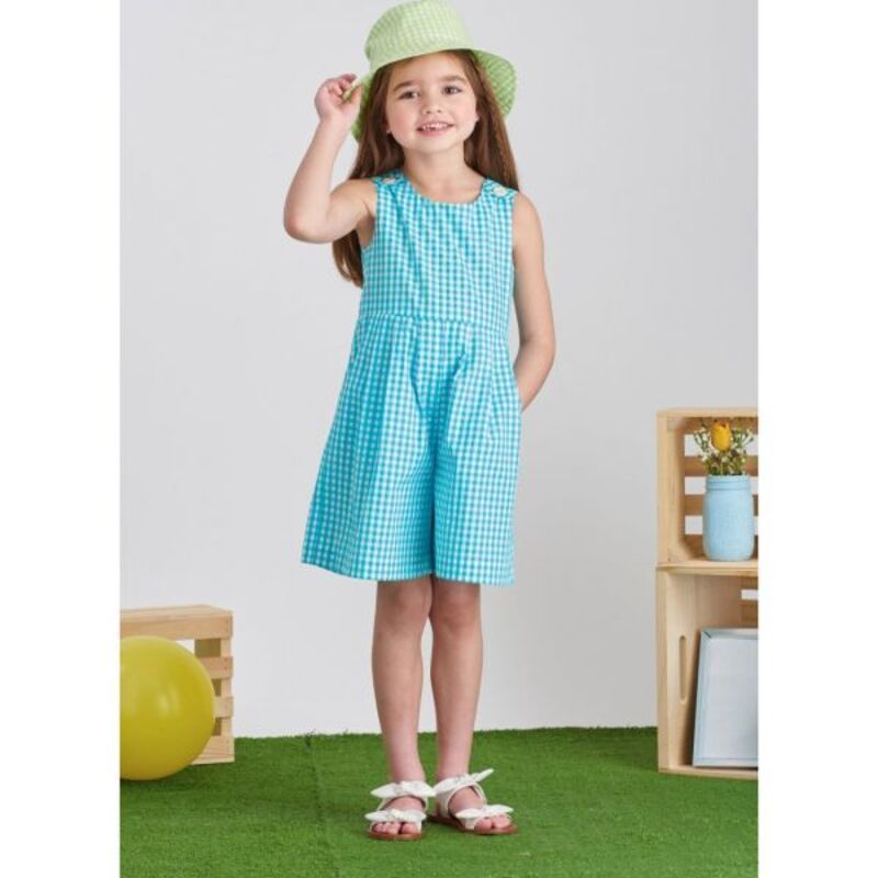 Patron Simplicity S9617.HH - Combinaison, Barboteuse et Robe pour enfants et filles